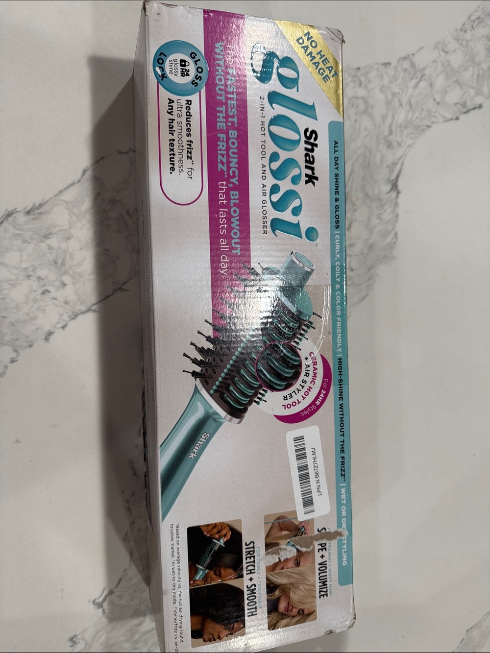 Shark Glossi 2-in-1 Hot Tool and Air Glosser Blow Dryer Brush in Juniper